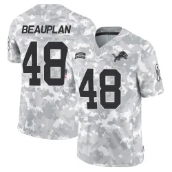 Men's Abraham Beauplan Detroit Lions No.48 Limited 2024 Salute to Service Jersey - Arctic Camo