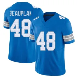 Men's Abraham Beauplan Detroit Lions No.48 Limited Vapor F.U.S.E. 2nd Jersey - Blue