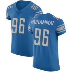 Men's Al-Quadin Muhammad Detroit Lions No.96 Elite Team Color Vapor Untouchable Jersey - Blue