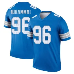 Men's Al-Quadin Muhammad Detroit Lions No.96 Legend 2nd Jersey - Blue