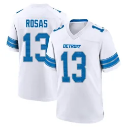 Men's Aldrick Rosas Detroit Lions No.13 Game 2nd Jersey - White