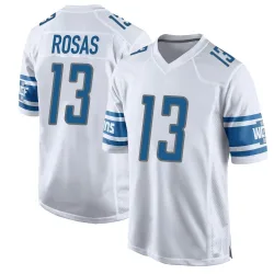 Men's Aldrick Rosas Detroit Lions No.13 Game Jersey - White