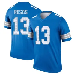 Men's Aldrick Rosas Detroit Lions No.13 Legend 2nd Jersey - Blue