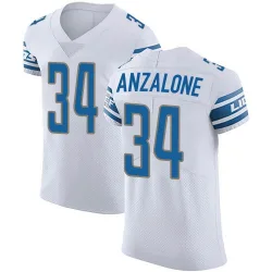 Men's Alex Anzalone Detroit Lions No.34 Elite Vapor Untouchable Jersey - White