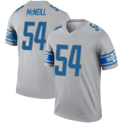 Men's Alim McNeill Detroit Lions No.54 Legend Inverted Jersey - Gray
