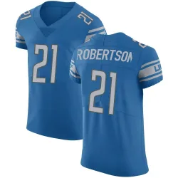 Men's Amik Robertson Detroit Lions No.21 Elite Team Color Vapor Untouchable Jersey - Blue