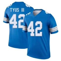 Men's Anthony Tyus III Detroit Lions No.42 Legend 2nd Jersey - Blue