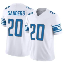 Men's Barry Sanders Detroit Lions No.20 Limited Vapor F.U.S.E. Jersey - White