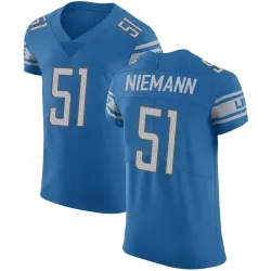 Men's Ben Niemann Detroit Lions No.51 Elite Team Color Vapor Untouchable Jersey - Blue