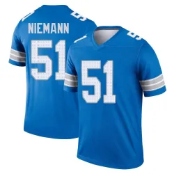 Men's Ben Niemann Detroit Lions No.51 Legend 2nd Jersey - Blue