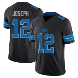 Men's Brandon Joseph Detroit Lions No.12 Limited Alternate Vapor F.U.S.E. 2nd Jersey - Black