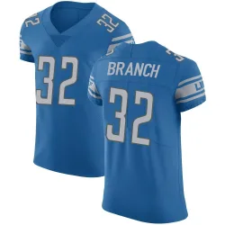 Men's Brian Branch Detroit Lions No.32 Elite Team Color Vapor Untouchable Jersey - Blue
