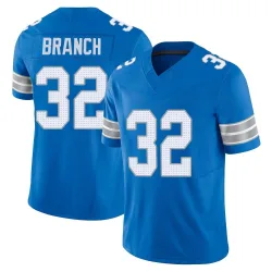 Men's Brian Branch Detroit Lions No.32 Limited Vapor F.U.S.E. 2nd Jersey - Blue