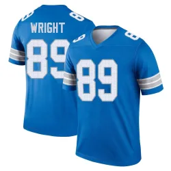Men's Brock Wright Detroit Lions No.89 Legend 2nd Jersey - Blue
