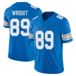 Men's Brock Wright Detroit Lions No.89 Limited Vapor F.U.S.E. 2nd Jersey - Blue