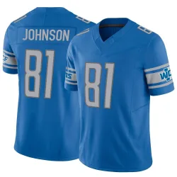 Men's Calvin Johnson Detroit Lions No.81 Limited Vapor F.U.S.E. Jersey - Blue