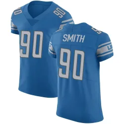Men's Chris Smith Detroit Lions No.90 Elite Team Color Vapor Untouchable Jersey - Blue