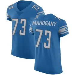 Men's Christian Mahogany Detroit Lions No.73 Elite Team Color Vapor Untouchable Jersey - Blue