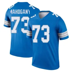 Men's Christian Mahogany Detroit Lions No.73 Legend 2nd Jersey - Blue