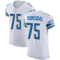 Men's Colby Sorsdal Detroit Lions No.75 Elite Vapor Untouchable Jersey - White