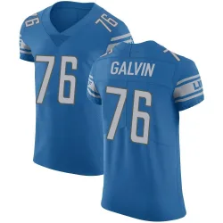 Men's Connor Galvin Detroit Lions No.76 Elite Team Color Vapor Untouchable Jersey - Blue