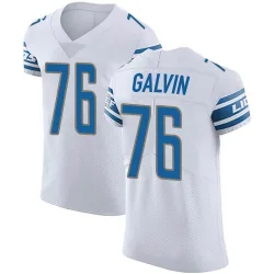 Men's Connor Galvin Detroit Lions No.76 Elite Vapor Untouchable Jersey - White