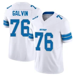 Men's Connor Galvin Detroit Lions No.76 Limited Vapor F.U.S.E. 2nd Jersey - White