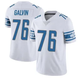 Men's Connor Galvin Detroit Lions No.76 Limited Vapor Untouchable Jersey - White