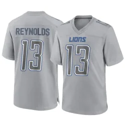 Men's Craig Reynolds Detroit Lions No.13 Game Atmosphere Fashion Jersey - Gray