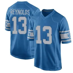 Men's Craig Reynolds Detroit Lions No.13 Game Throwback Vapor Untouchable Jersey - Blue
