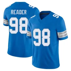 Men's DJ Reader Detroit Lions No.98 Limited Vapor F.U.S.E. 2nd Jersey - Blue