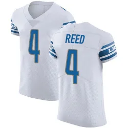 Men's D.J. Reed Detroit Lions No.4 Elite Vapor Untouchable Jersey - White