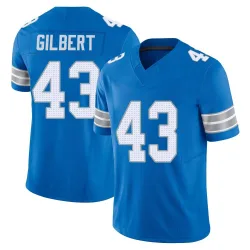 Men's DaRon Gilbert Detroit Lions No.43 Limited Vapor F.U.S.E. 2nd Jersey - Blue
