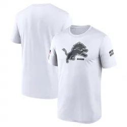 Men's Detroit Lions No. Legend 2024 Salute To Service Performance T-Shirt - White