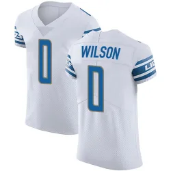 Men's Divaad Wilson Detroit Lions No.0 Elite Vapor Untouchable Jersey - White