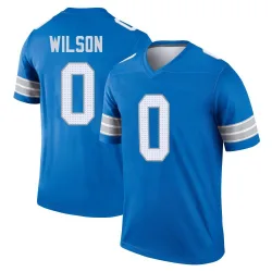 Men's Divaad Wilson Detroit Lions No.0 Legend 2nd Jersey - Blue