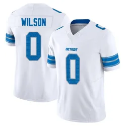 Men's Divaad Wilson Detroit Lions No.0 Limited Vapor F.U.S.E. 2nd Jersey - White