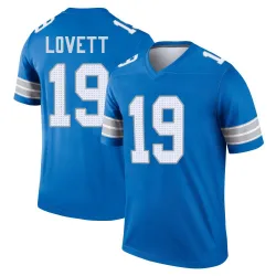 Men's Dominic Lovett Detroit Lions No.19 Legend 2nd Jersey - Blue