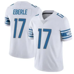 Men's Dominik Eberle Detroit Lions No.17 Limited Vapor Untouchable Jersey - White