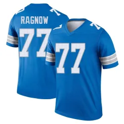 Men's Frank Ragnow Detroit Lions No.77 Legend 2nd Jersey - Blue