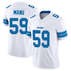 Men's Giovanni Manu Detroit Lions No.59 Limited Vapor F.U.S.E. 2nd Jersey - White