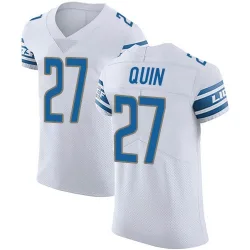 Men's Glover Quin Detroit Lions No.27 Elite Vapor Untouchable Jersey - White