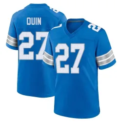 Men's Glover Quin Detroit Lions No.27 Game 2nd Jersey - Blue