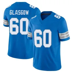 Men's Graham Glasgow Detroit Lions No.60 Limited Vapor F.U.S.E. 2nd Jersey - Blue
