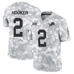 Men's Hendon Hooker Detroit Lions No.2 Limited 2024 Salute to Service Jersey - Arctic Camo