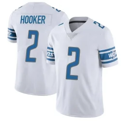 Men's Hendon Hooker Detroit Lions No.2 Limited Vapor Untouchable Jersey - White
