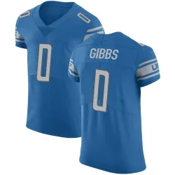 Men's Jahmyr Gibbs Detroit Lions No.0 Elite Team Color Vapor Untouchable Jersey - Blue