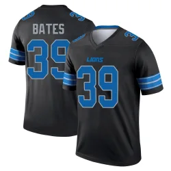 Men's Jake Bates Detroit Lions No.39 Legend Jersey - Black