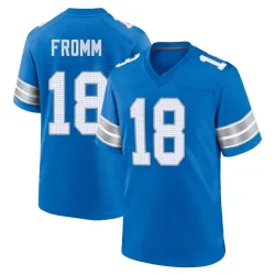 Men's Jake Fromm Detroit Lions No.18 Game 2nd Jersey - Blue