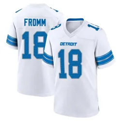 Men's Jake Fromm Detroit Lions No.18 Game 2nd Jersey - White